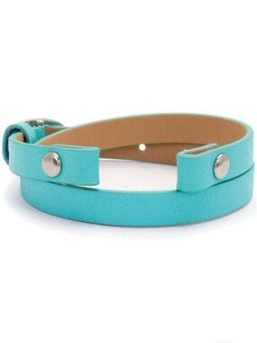 Origami Owl aqua double wrap bracelet